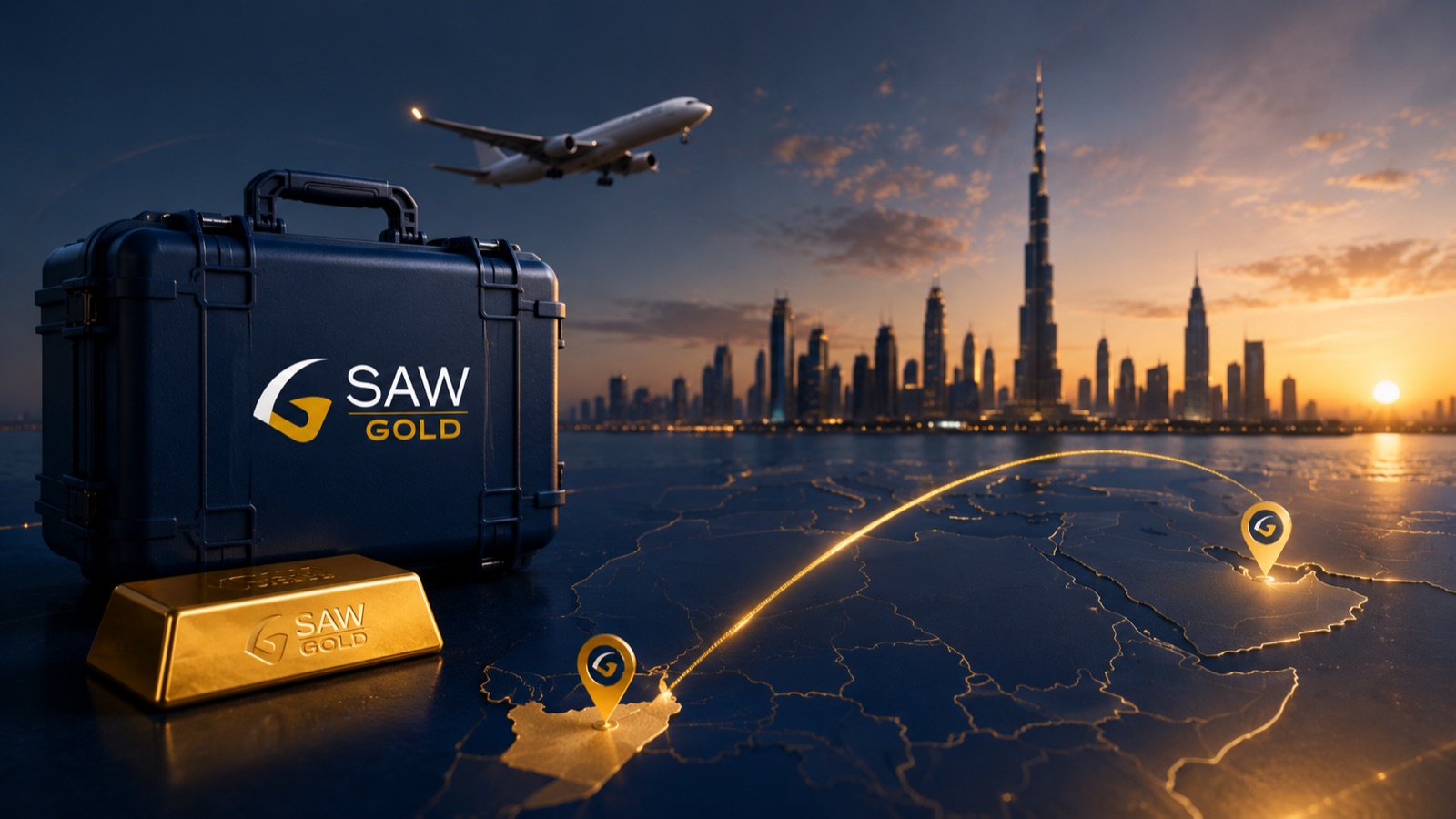 SAW GOLD secure logistics route from Somaliland to Dubai