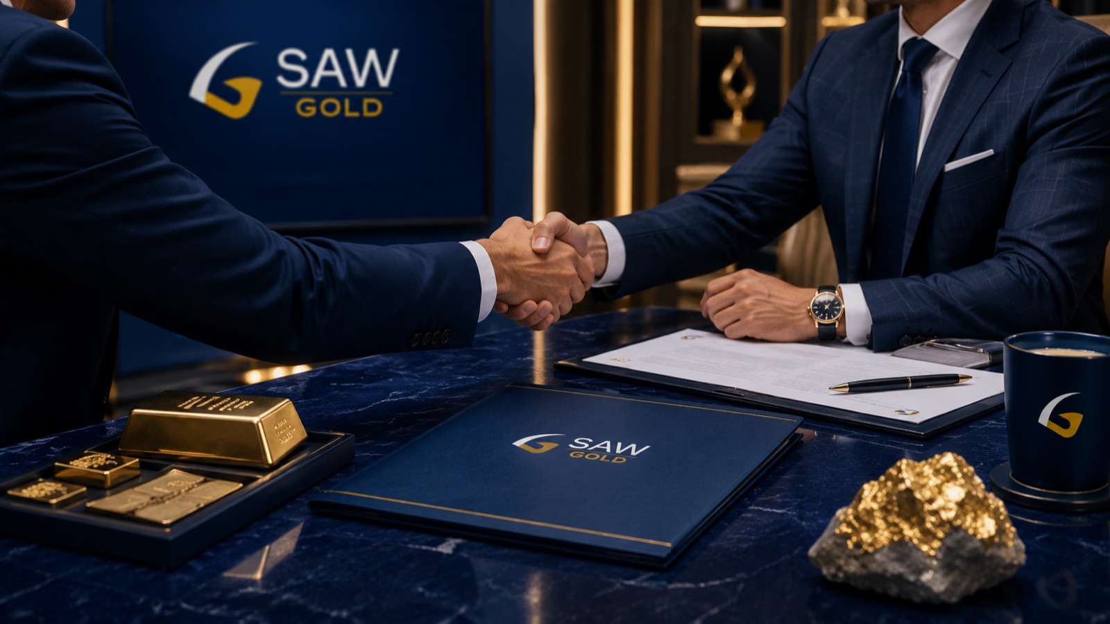 SAW GOLD professional gold trading and documentation meeting